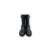 Roger Vivier Black Leather Crystal Boots 38 - Jiaxyk