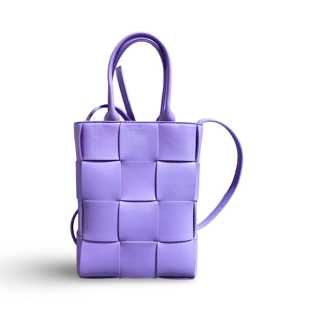 Bottega Veneta Mini Purple Cassette Tote Bag