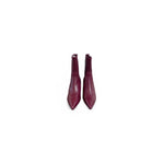 Stuart Weitzman Burgundy Leather Heel Boots 37.5 - Jiaxyk