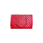 Chanel Red Caviar Grand Shopping Tote - Jiaxyk